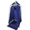 Camping Shower and Utility Tent, 1-Person Capacity, 1-Room, Blue