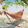 Double Hammock with Carrying Bag, Steel Stand